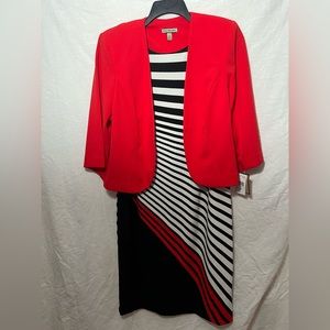 Maya Brooke 2pc dress with jacket. NWT Size 14W